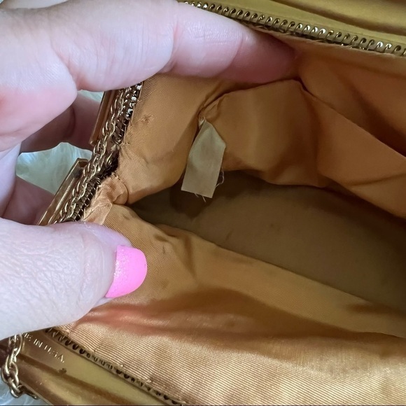 VINTAGE Whiting Davis Gold‎ Mesh Bag Purse - Picture 9 of 11